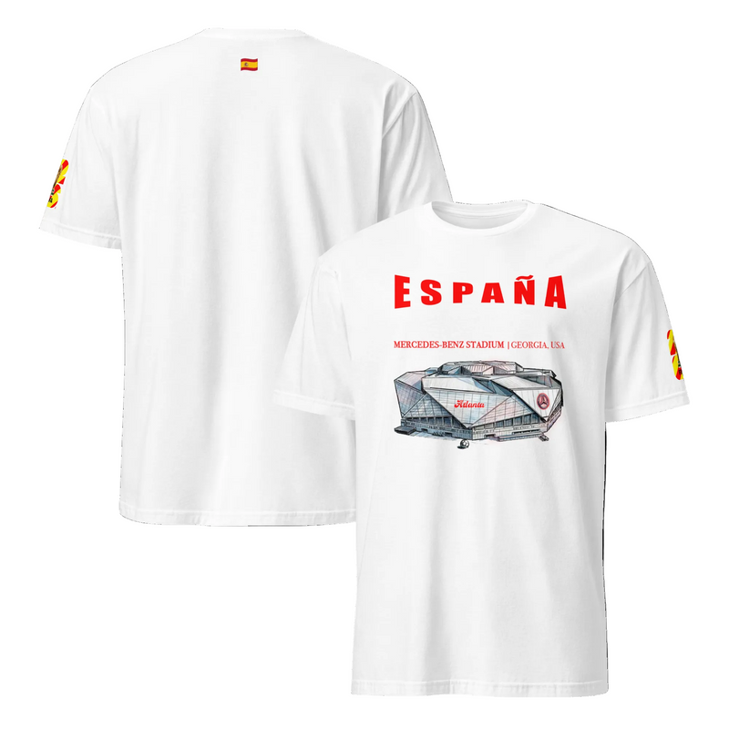 Spain Unisex Fanwear White T-Shirt